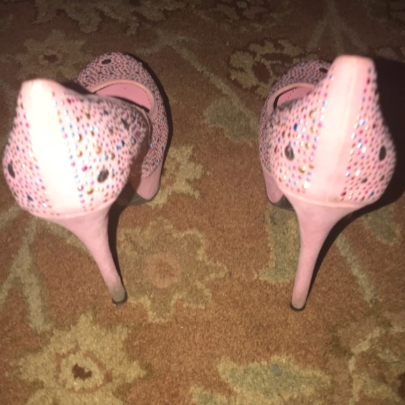 💕Pink Rhinestone Heels💕 - Picture 6 of 8